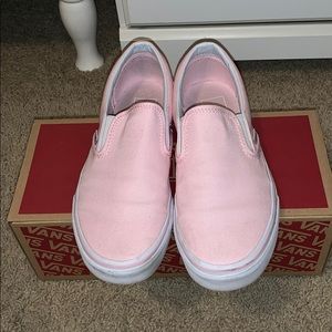 Ballerina pink slip on vans